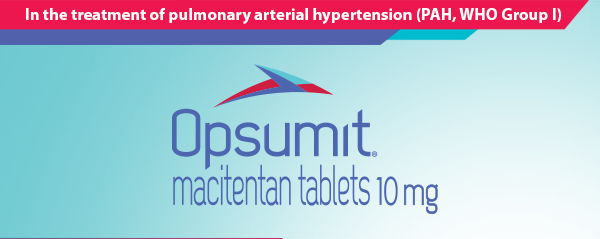 In the treatment of pulmonary arterial hypertension(PAH, WHO Group Ⅰ)Opsumit(R) macitentan tablets 10mg